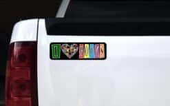 10in x 3in I Love Books Bumper magnets Librarian Car magnet