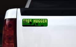 10in x 3in Tree Hugger Vinyl Bumper magnet Vinyl Car  magnetic magnets