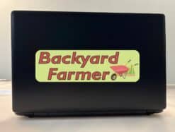 10in x 3in Backyard Farmer Vinyl Bumper Sticker Decal Stickers Car Window Decals