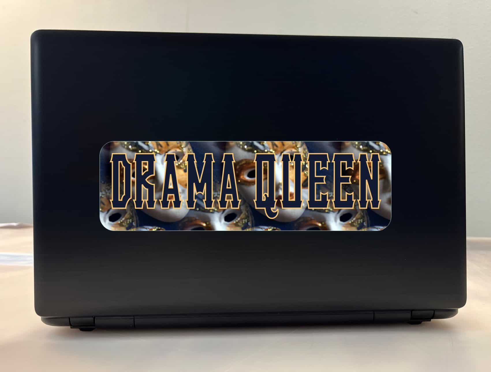 10in x 3in Drama Queen Bumper Sticker Decal Vinyl Window Stickers Decals Car