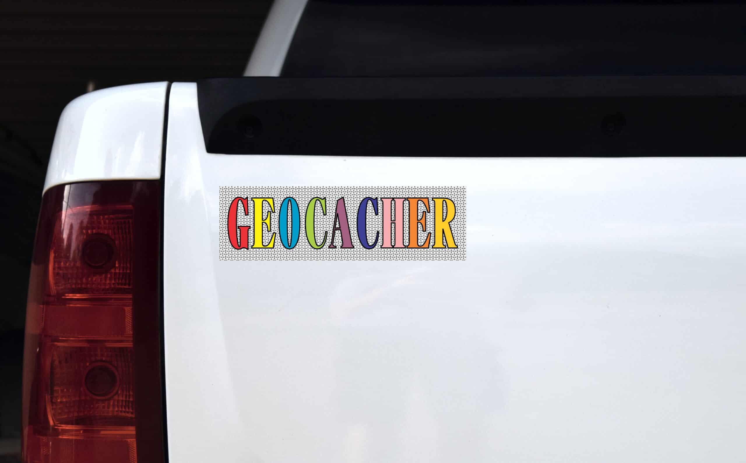 10in x 3in Geocacher Geocache Bumper Stickers Decals car Window Sticker decal
