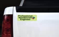 10in x 3in Professional Needlecraft Engineer Bumper magnet Vinyl magnetic magnets Car