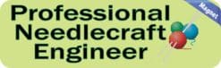 10in x 3in Professional Needlecraft Engineer Bumper magnet Vinyl magnetic magnets Car