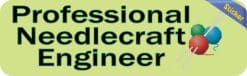 10in x 3in Professional Needlecraft Engineer Bumper Sticker Decal Vinyl Window Stickers Decals Car