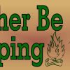 I'd Rather Be Camping Sticker