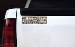 10in x 3in Id Rather Rockhounding Bumper magnet geology magnetic magnet