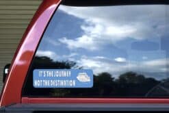 10in x 3in Its The Journey Not The Destination Cruise Ship Bumper Sticker Vinyl Window Decal