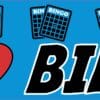 10in x 3in I Love Bingo Heart Bumper Sticker Vinyl Window Decal