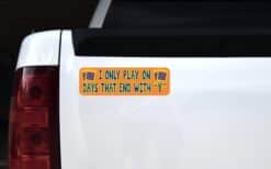 10in x 3in I Only Play On Days That End In Y Bingo Magnet Magnetic Vehicle Sign