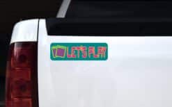 10in x 3in Lets Play Bingo Magnet Magnetic Vehicle Sign