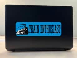 10in x 3in Train Enthusiast Bumper Sticker Window Stickers Vinyl Decals Car Decal