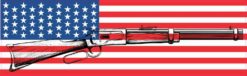 Rifle USA Flag Vinyl Sticker