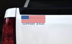 StickerTalk Support Jesus Magnet, 10 inches x 4 inches