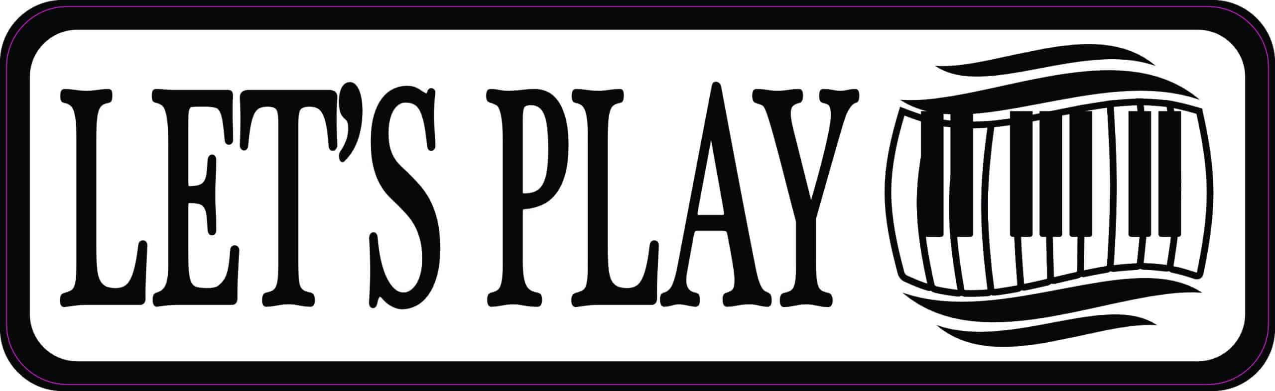 Piano Sticker