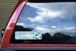 10in x 3in I Brake for Bovine Bumper Sticker Vinyl Window Decal