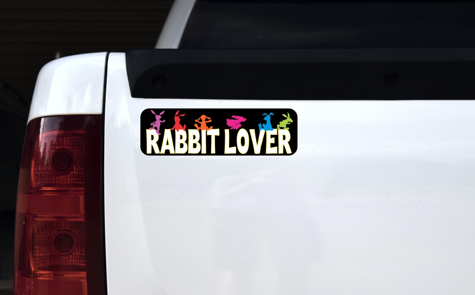 10in x 3in Rabbit Lover Bumper Sticker
