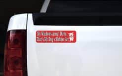10in x 3in My Windows Arent Dirty Dog Slobber Magnet Bumper