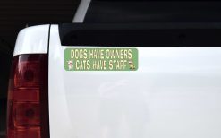 Cats Have Staff Vinyl Sticker
