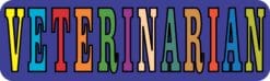 10in x 3in Veterinarian Vinyl Bumper Sticker Decal Car Window Stickers Truck Decals