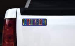 10in x 3in Veterinarian Vinyl Bumper Sticker Decal Car Window Stickers Truck Decals