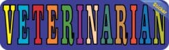 10in x 3in Veterinarian Vinyl Bumper Sticker Decal Car Window Stickers Truck Decals