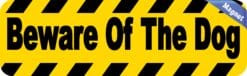 10in x 3in Beware of Dog Warning Sign magnet bumper magnetic ma