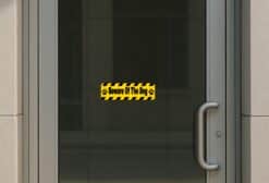10in x 3in Beware of Dog Warning Sign Bumper Sticker Decal Window Stickers Decals