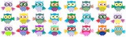 Various Owl Stickers