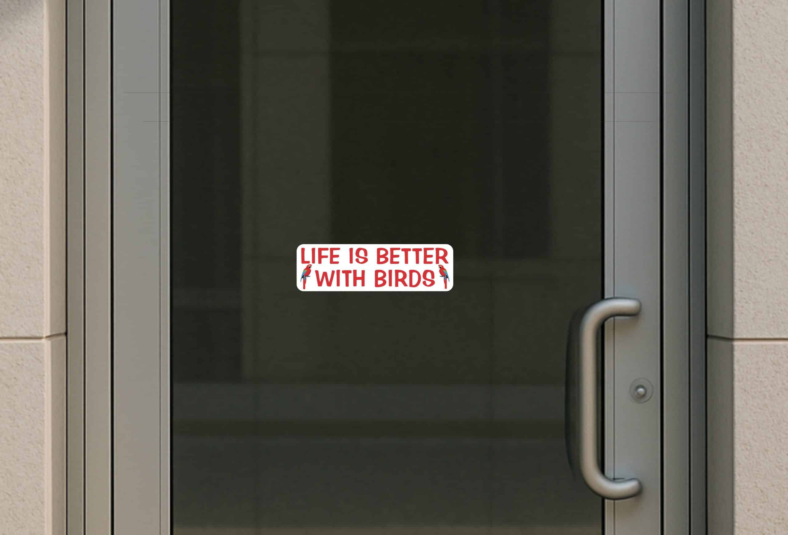 StickerTalk Life Is Better with Birds Vinyl Sticker, 10 inches by 3 inches - Image 5