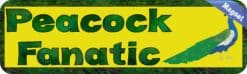 10in x 3in Peacock Fanatic Animals Magnet Magnetic Vehicle Sign