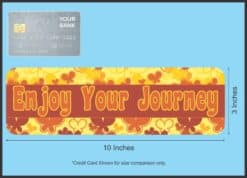 10in x 3in Enjoy Your Journey Bumper magnet Vinyl Car magnets magnetic