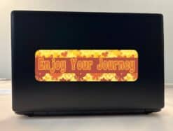 10in x 3in Enjoy Your Journey Bumper Sticker Decal Vinyl Car Stickers Window Decals