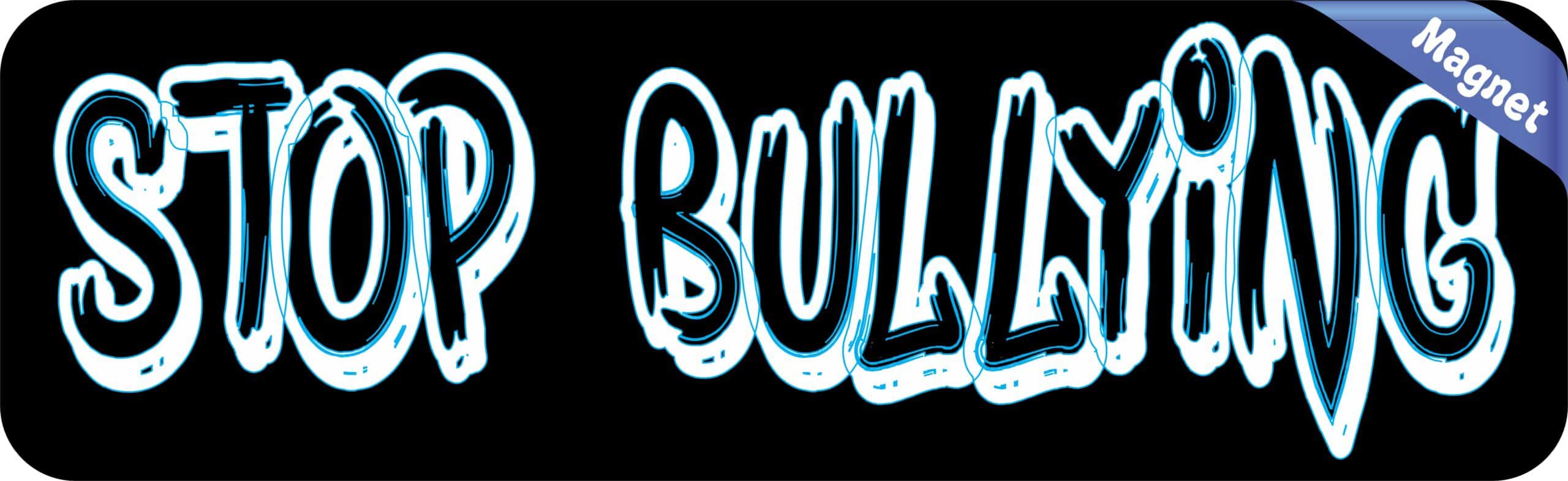 10in x 3in Stop Bullying Anti Bully Vinyl Bumper magnet Car magnets