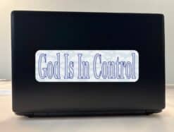 10 inx 3in God Is In Control Vinyl Bumper Sticker Decal Window Stickers Decals