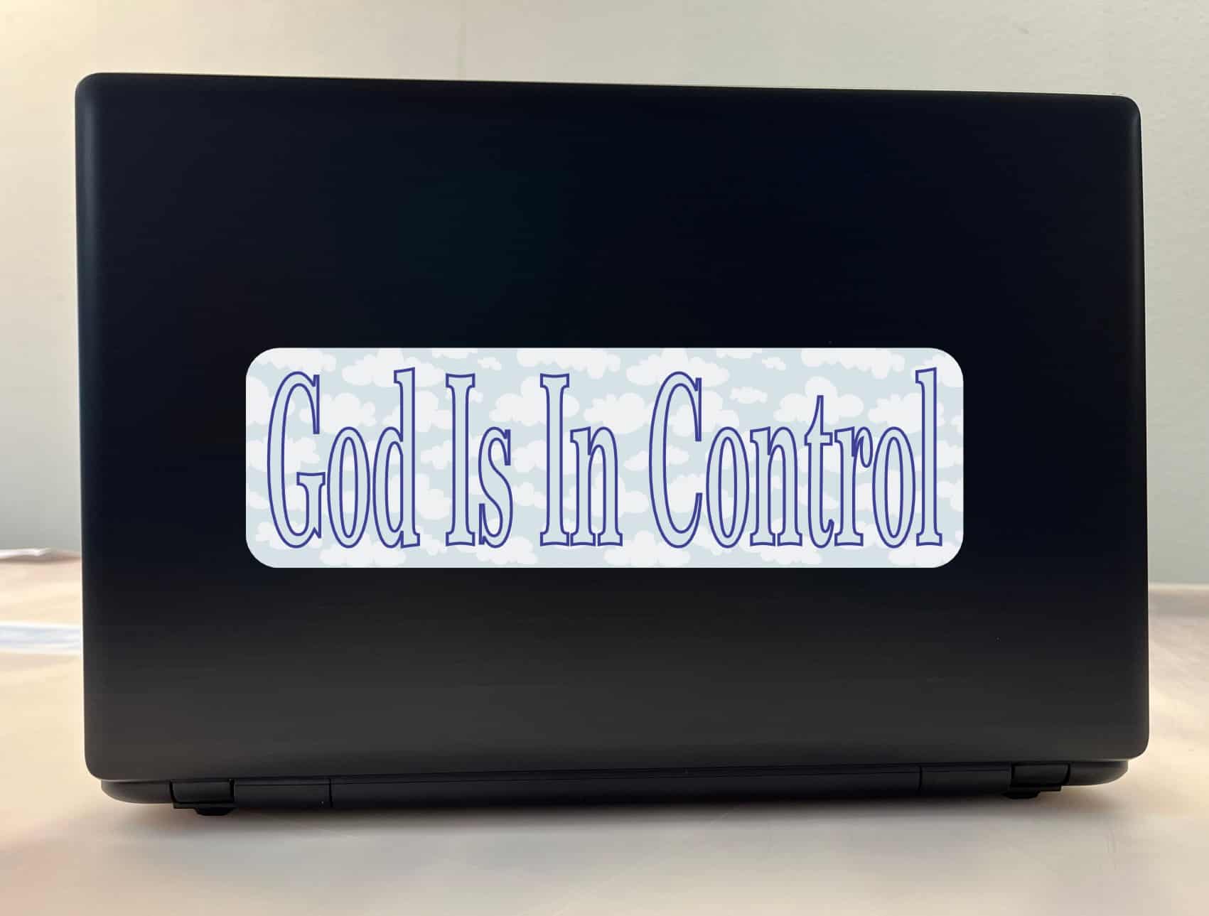 10 inx 3in God Is In Control Vinyl Bumper Sticker Decal Window Stickers Decals