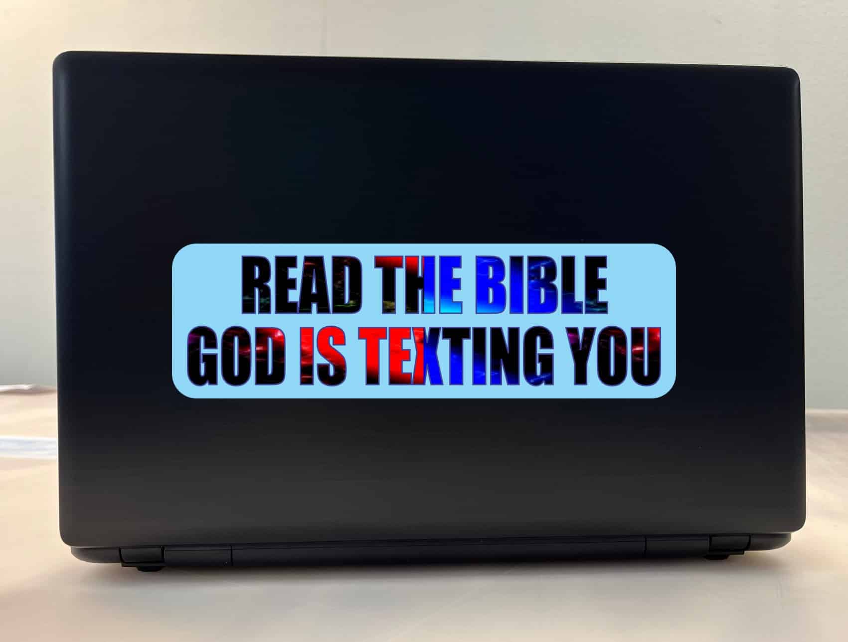 10in x 3in Read Bible God Is Texting You Bumper Sticker Decals Window Stickers Decal