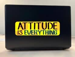 10inx 3in Attitude Is Everything Vinyl Bumper Sticker Decals Window Stickers Decal