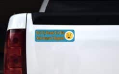 10in x 3in Dont Cry Becauseits Over Be Happy it Happened Magnet