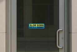 10in x 3in Slow Down Life Is A Journey Bumper Stickers Decals Sticker Decal