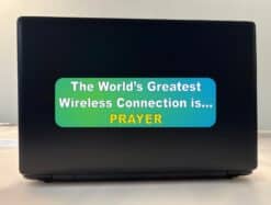 10in x 3in Worlds Greatest Wireless Prayer Bumper Stickers Car Decals Sticker Decal