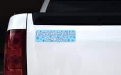 StickerTalk Snowflakes Are Kisses From Heaven Magnet, 10 inches x 3 inches