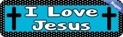 10in x 3in I Love Jesus Magnet Magnetic Vehicle Sign