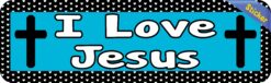 10in x 3in I Love Jesus al Bumper Sticker Vinyl Window Decal