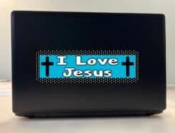 10in x 3in I Love Jesus al Bumper Sticker Vinyl Window Decal