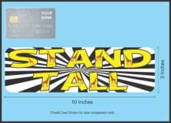 10in x 3in Stand Tall Giraffe Magnet Magnetic Vehicle Sign