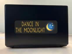 10in x 3in Dance In The Moonlight Bumper Sticker Window Stickers
