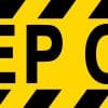10in x 3in Keep Out Magnet