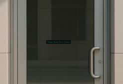 10x1.25 Green Please Keep Door Closed Magnet Vinyl Magnetic Business Sign