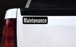10in x 3in Maintenance Business Sign magnet magnetic maintenance