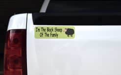 10in x 3in I''m The Black Sheep of the Family Bumper magnet Car magnets '